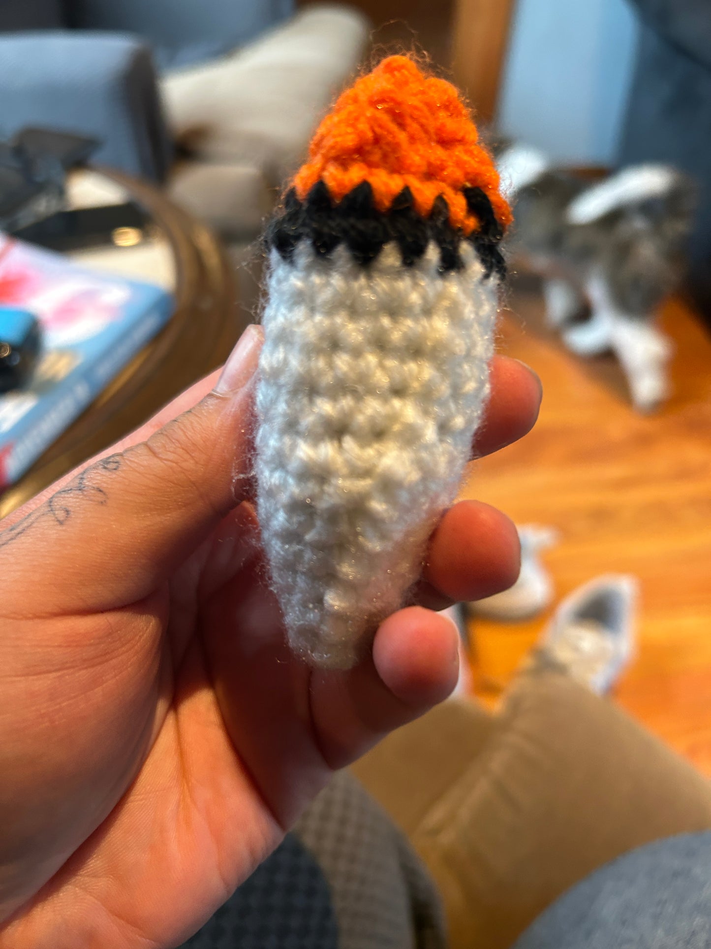Crocheted Kitty Joints