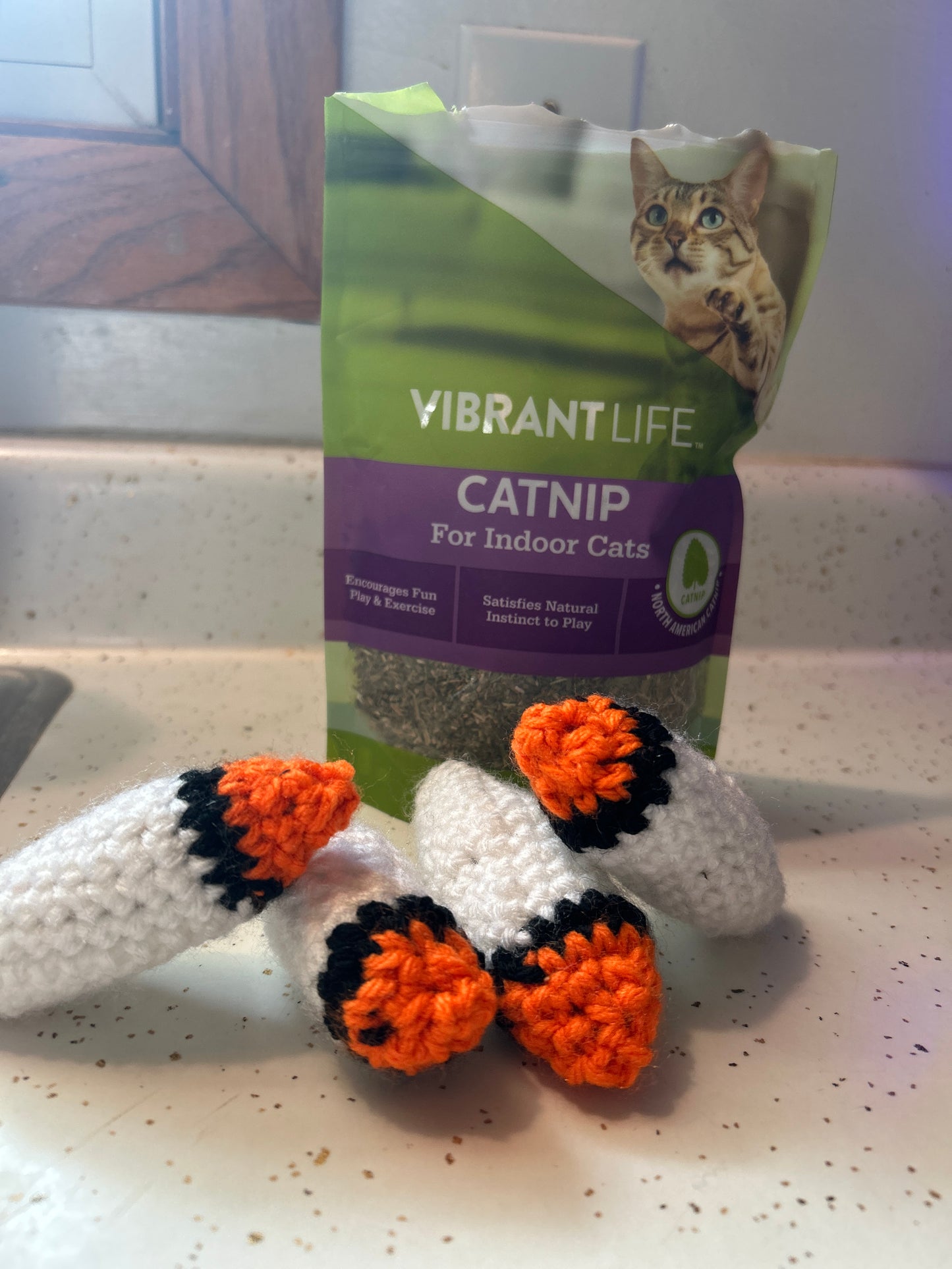 Crocheted Kitty Joints