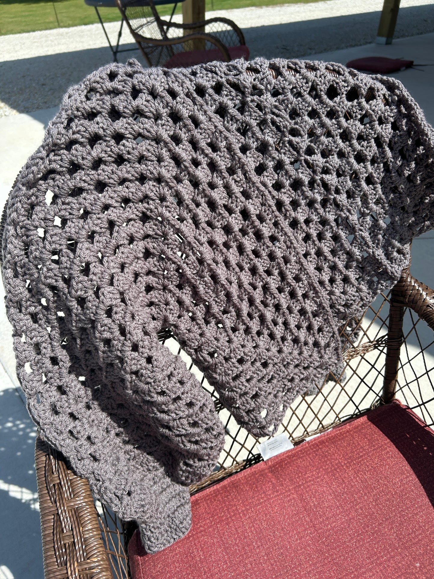 Crocheted Hexagon cardigan