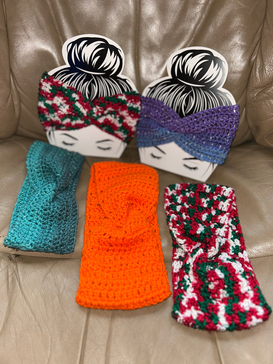 Crocheted Twisty Headband