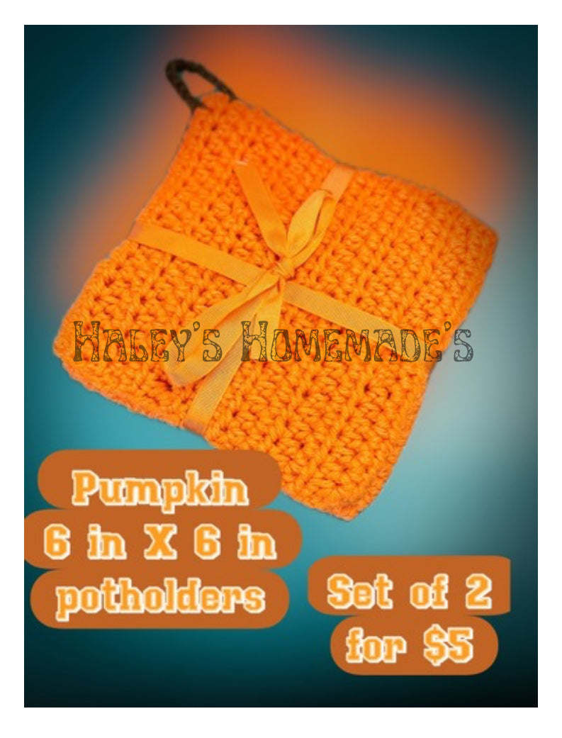 Crocheted pot holders