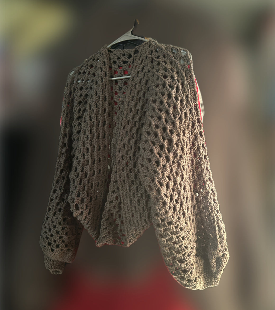 Crocheted Hexagon cardigan