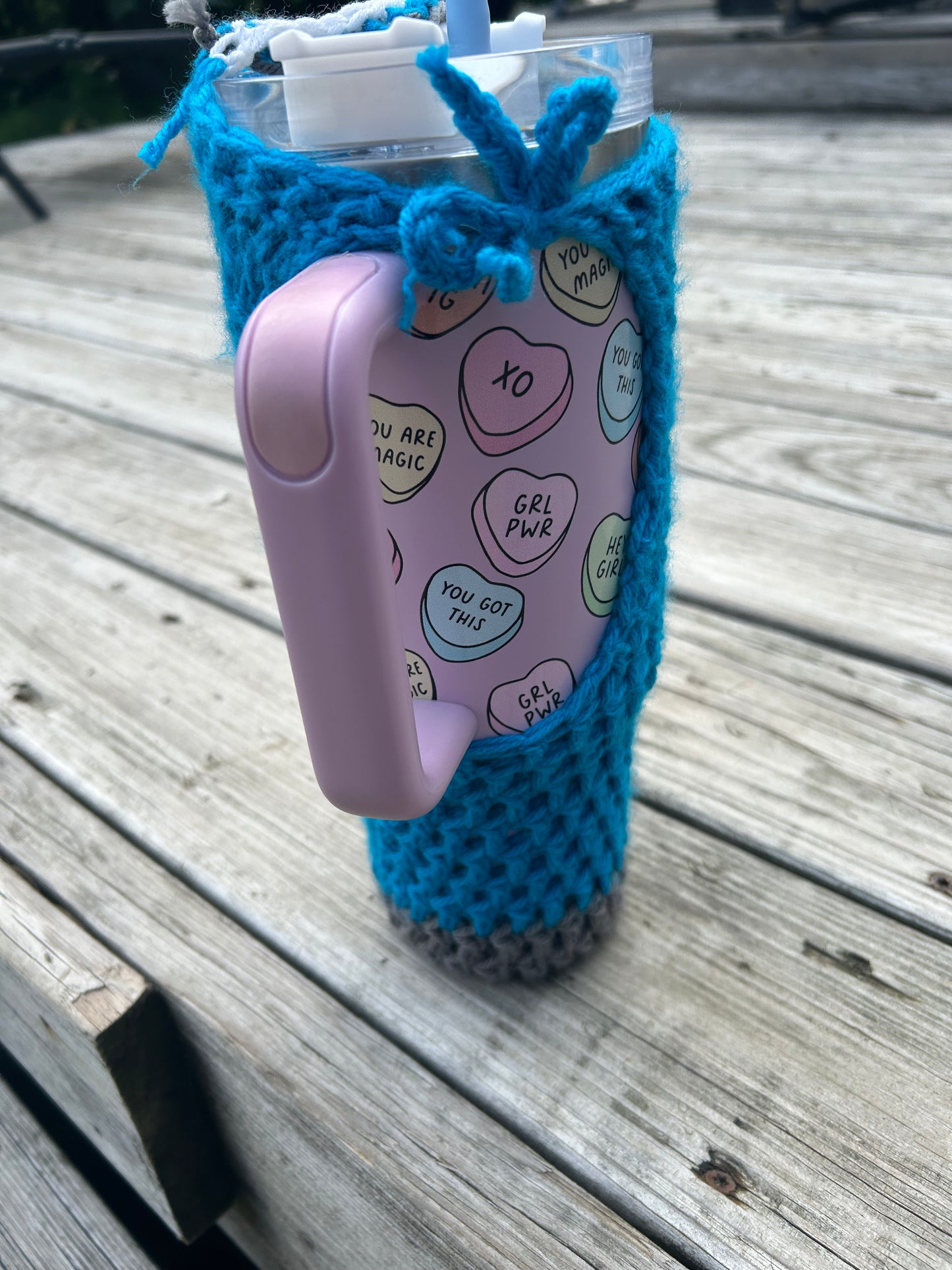 Crocheted water bottle  Holder