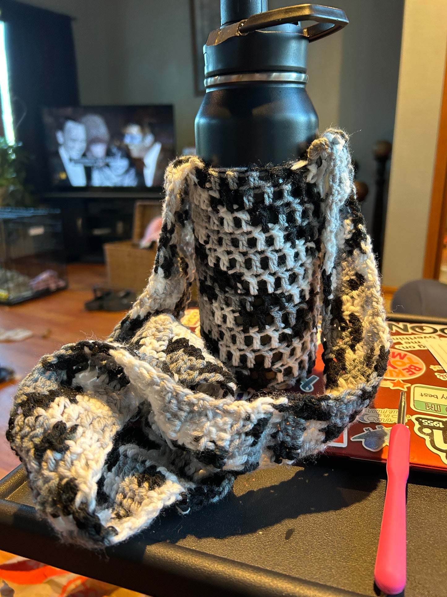 Crocheted water bottle  Holder