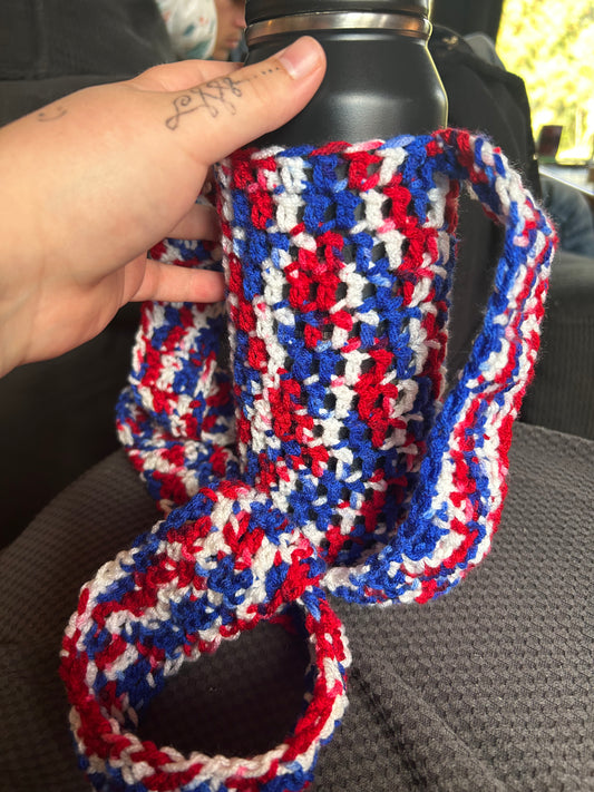 Crocheted water bottle  Holder