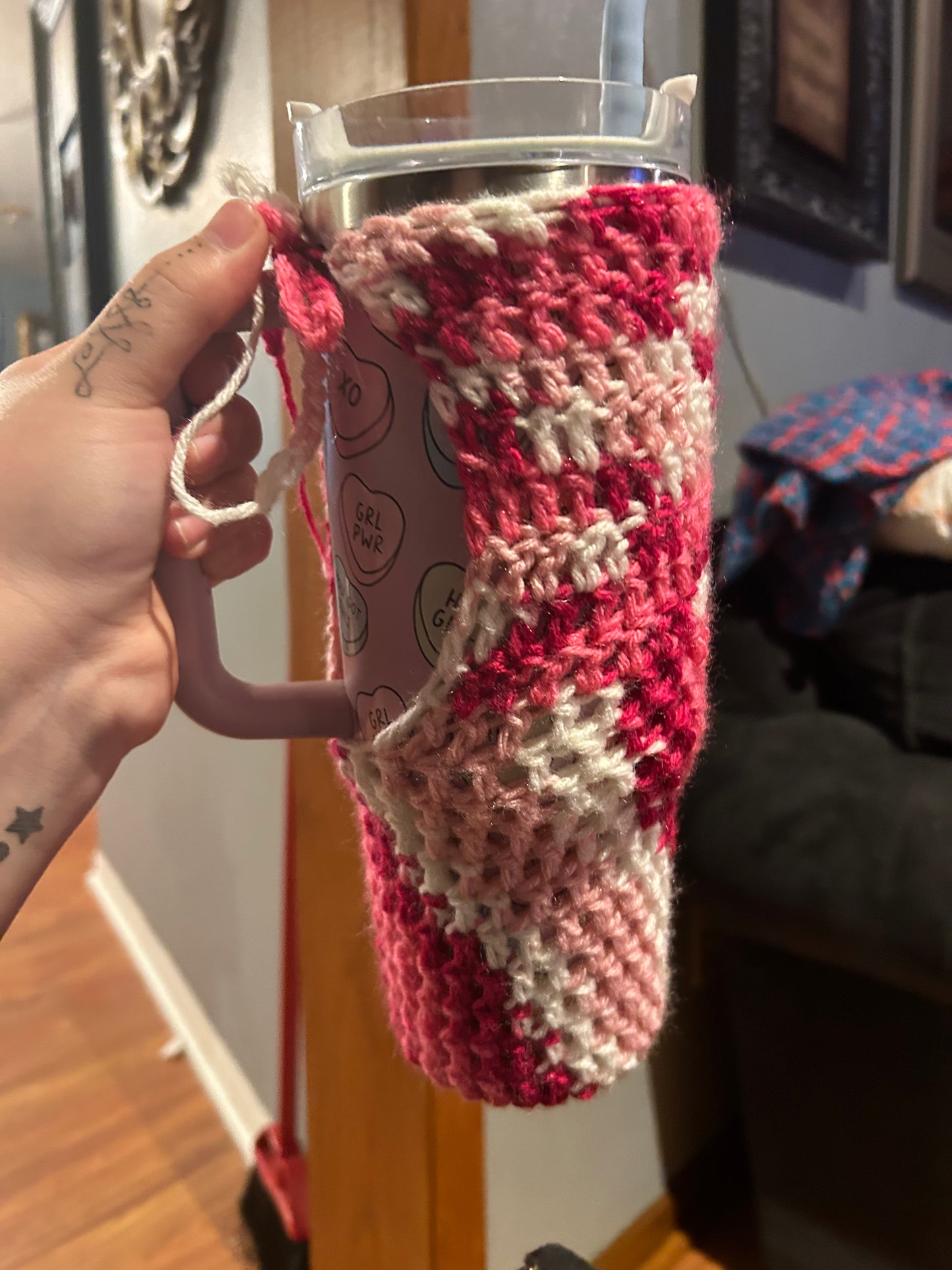 Crocheted water bottle  Holder
