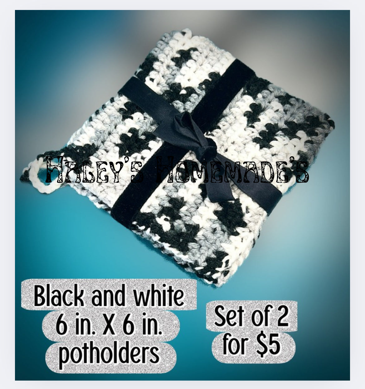 Crocheted pot holders