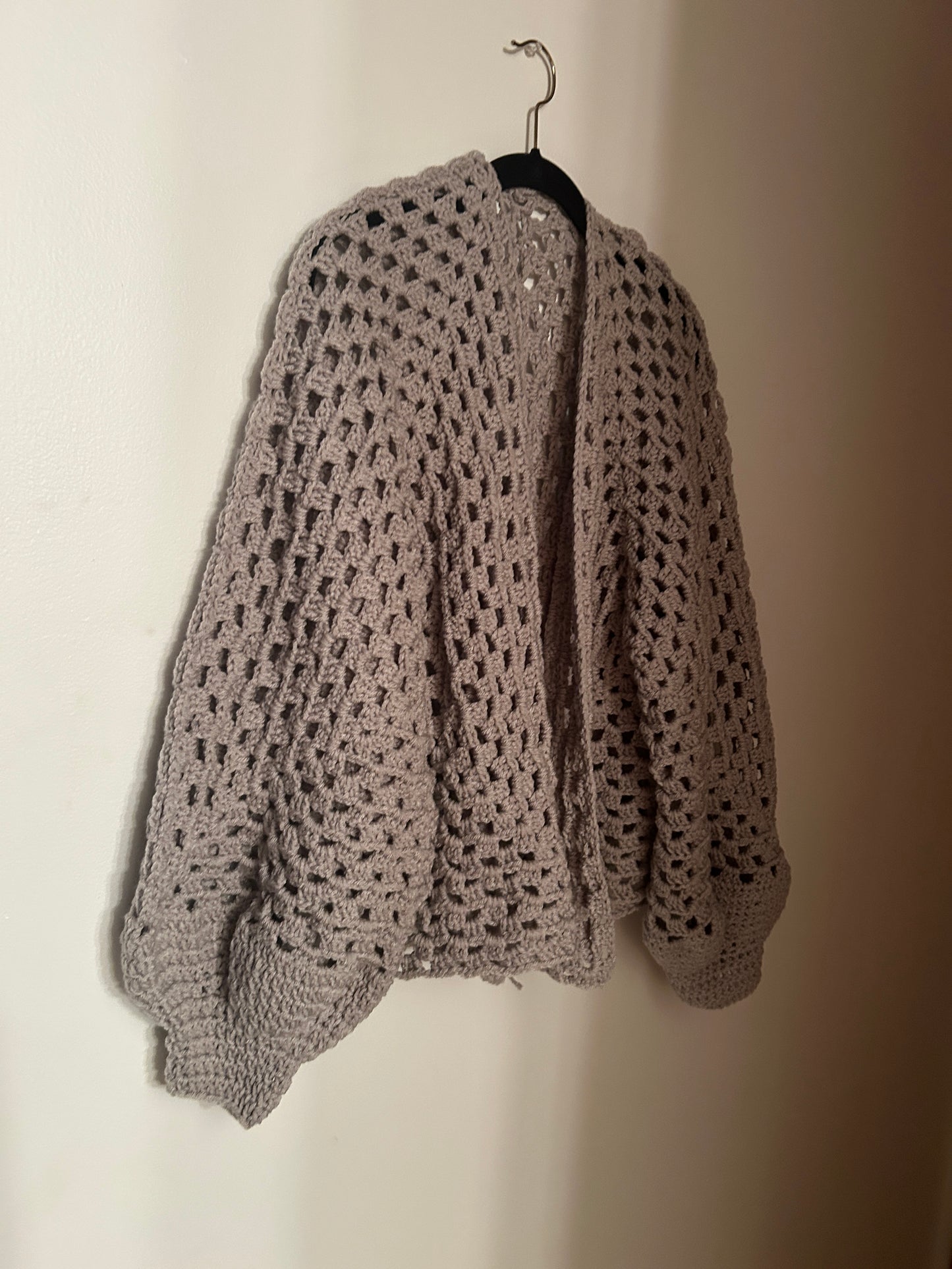 Crocheted Hexagon cardigan