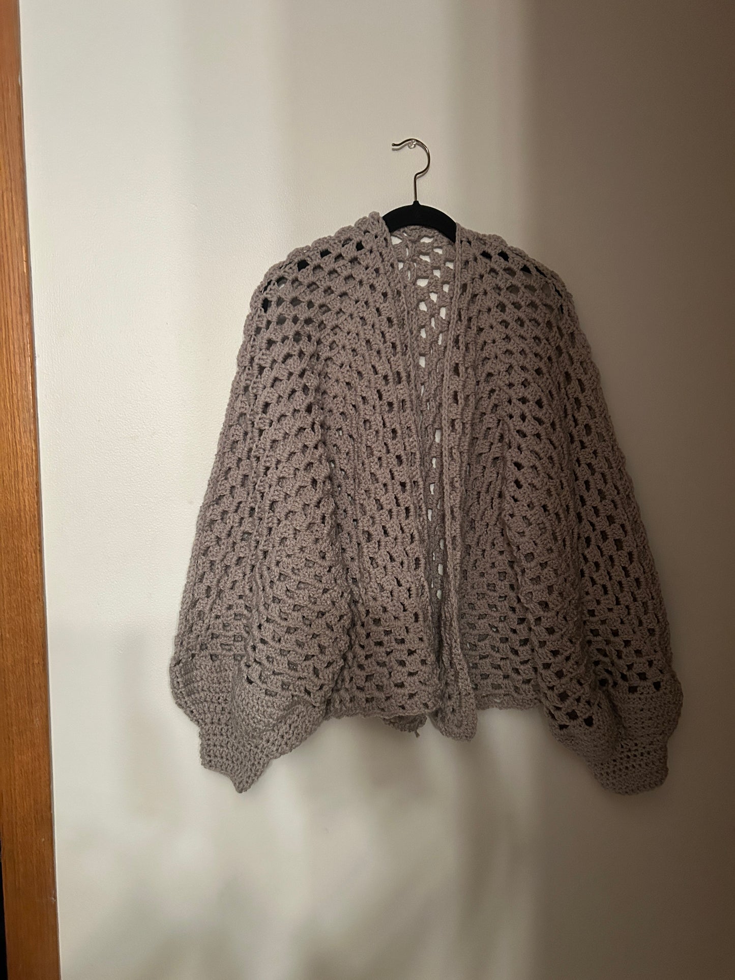 Crocheted Hexagon cardigan