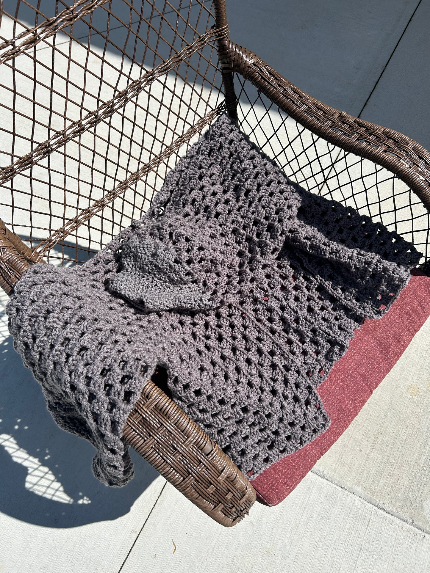 Crocheted Hexagon cardigan