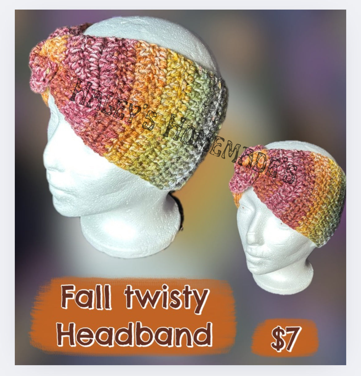 Crocheted Twisty Headbands