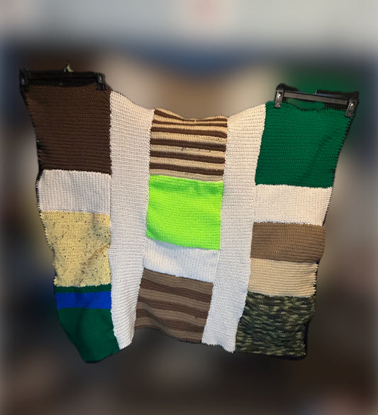 Crocheted Farm Blanket